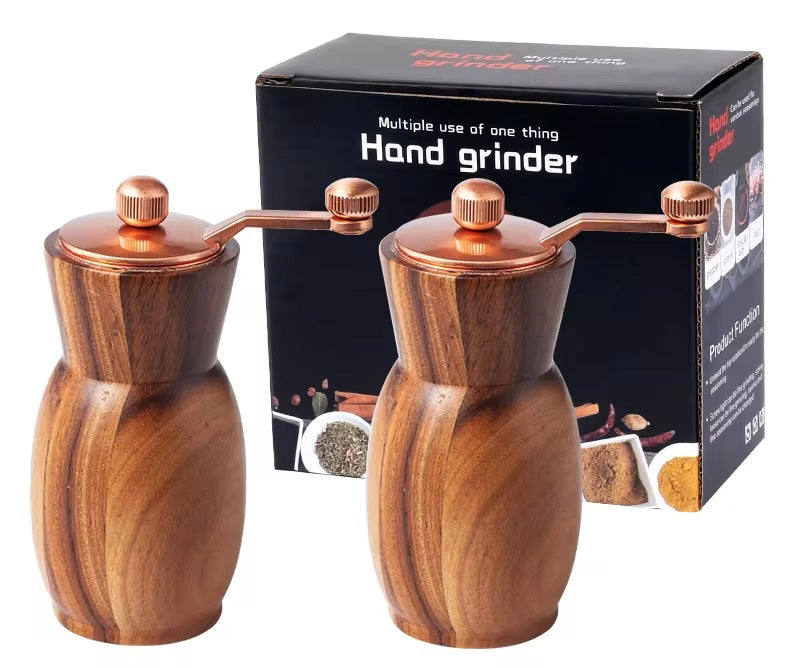 Premium Manual Salt & Pepper Grinder Set – Adjustable, Elegant & Durable