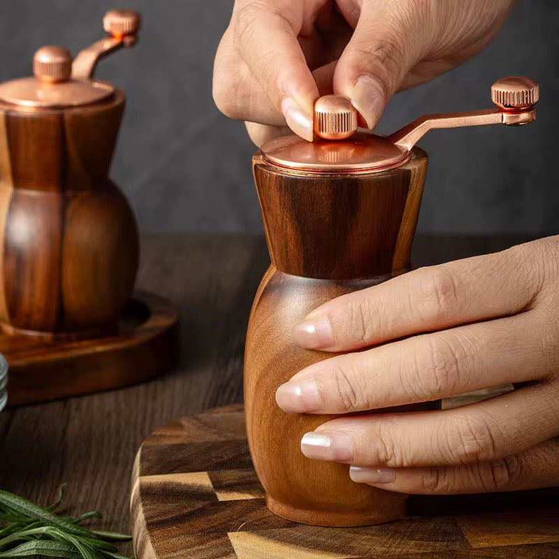Premium Manual Salt & Pepper Grinder Set – Adjustable, Elegant & Durable